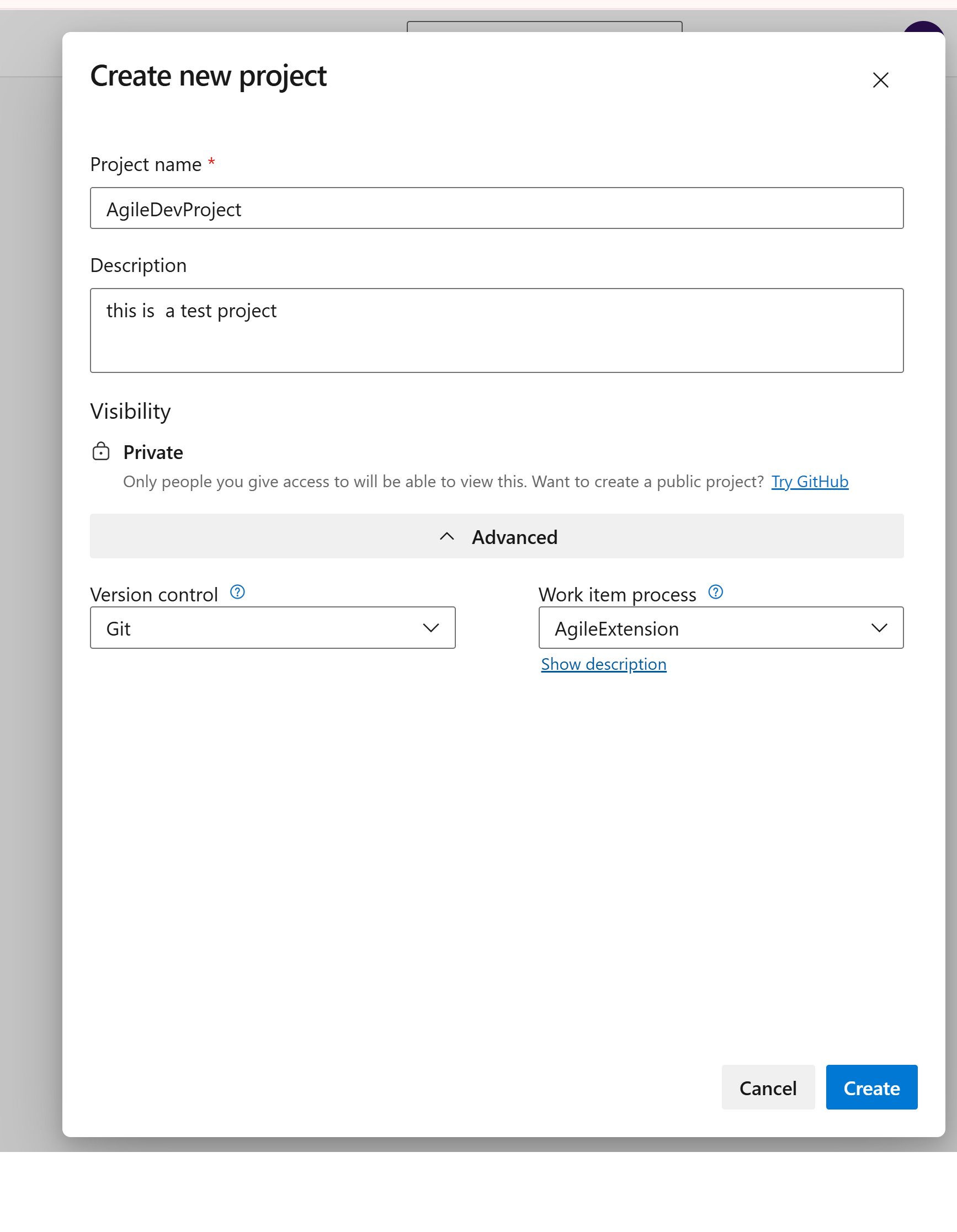 New Project Dev